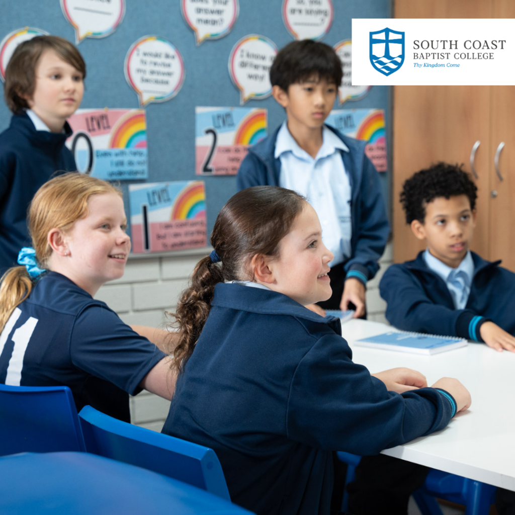 Students engaging in collaborative learning at South Coast Baptist College Future-Ready Pathway